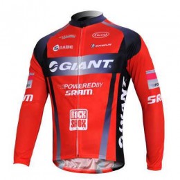 Giant Sram Pro Team Radtrikot Langarm Rot Schwarz 70P0K