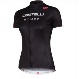 2016 Castelli vrouwen Exclusive Milano Volo Fahrradbekleidung Radtrikot Schwarz RGNYR