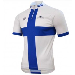 2015 Francaise Des Jeux Fahrradtrikot Radsport weiß blau ZMY1W