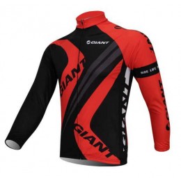 Giant Fahrradbekleidung Radtrikot Langarmen Rot Schwarz Z2ZEU