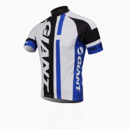 2014 Giant Fahrradtrikot Radsport Schwarz weiß blau QKASK