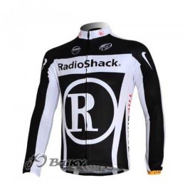 RidioShack Trek Nissan Radtrikot Langarm Schwarz T3F4U